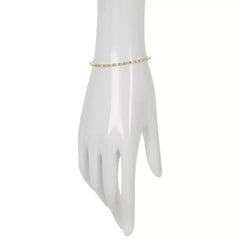 Absolute Sterling Silver Clear Cubic Zirconia Tennis Bracelet, 6"