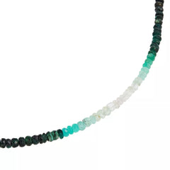 Colleen Lopez Sterling Silver Multicolor Beryl Beaded Necklace, 18"