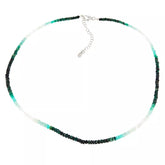 Colleen Lopez Sterling Silver Multicolor Beryl Beaded Necklace, 18"