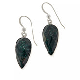 Pendientes colgantes de plata de ley con forma de marquesa y piedra Oasis de Jay King