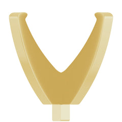18K Yellow 13 mm Round 4-Prong Low Peg Setting
