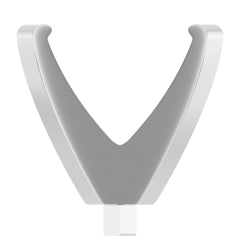 18K White 14 mm Round 4-Prong Low Peg Setting