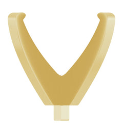 18K Yellow 15 mm Round 4-Prong Low Peg Setting