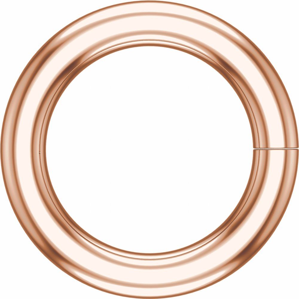 14K Rose 4.5 mm ID Round Jump Ring
