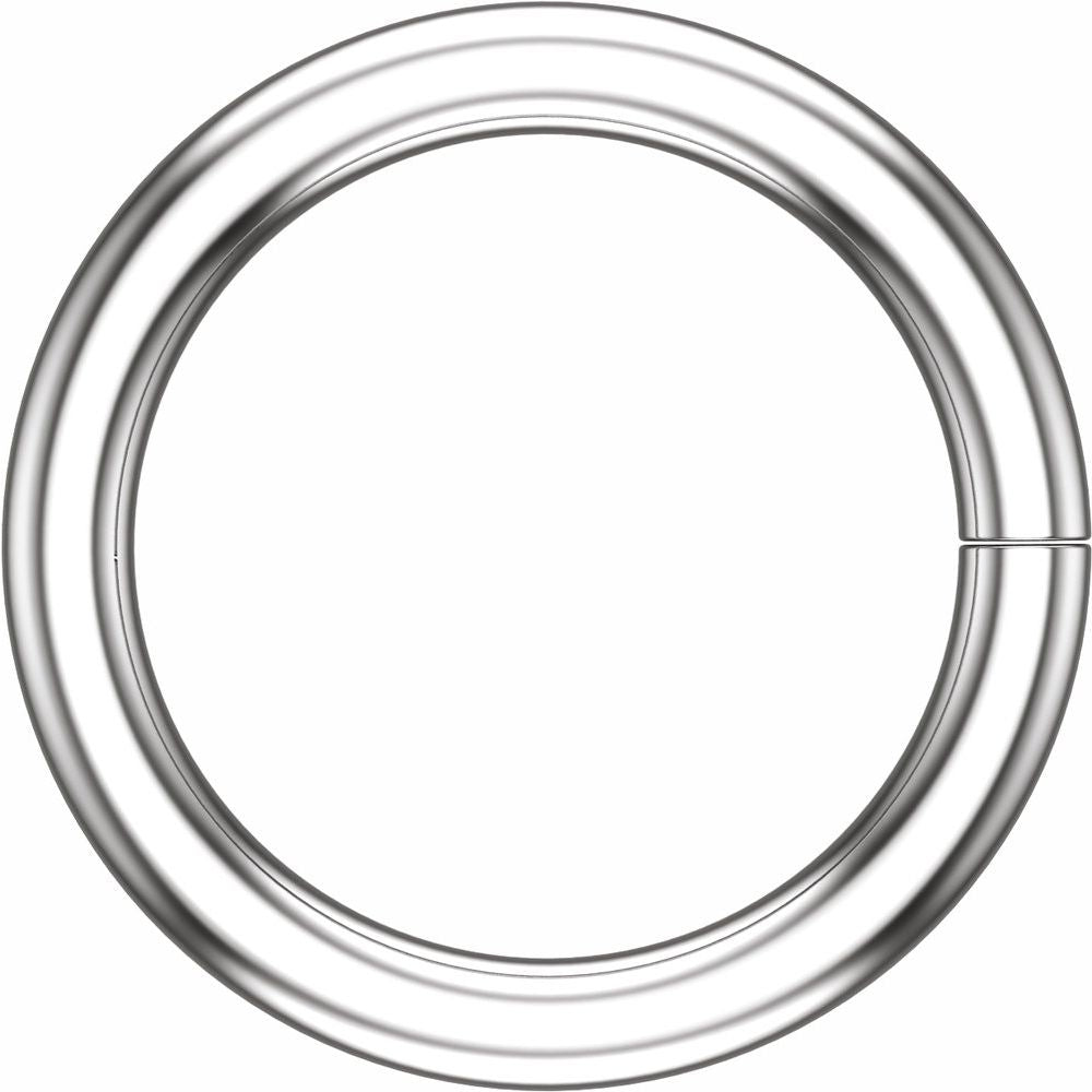 Platinum 4 mm ID Round Jump Ring