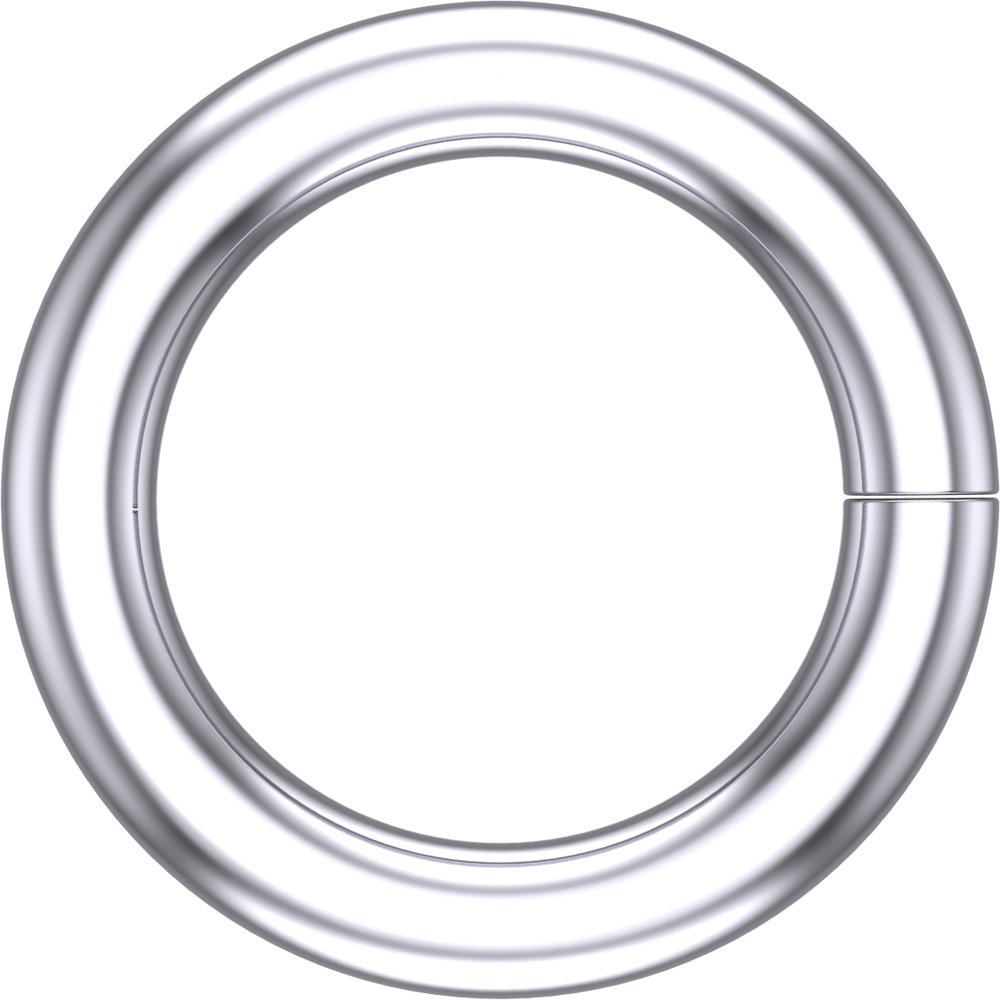 10K White 3.5 mm ID Round Jump Ring