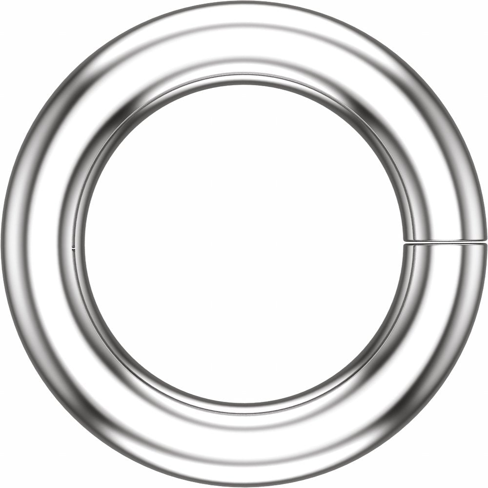 14K White 0.5 mm ID Round Jump Ring