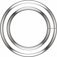 10K White 3 mm ID Round Jump Ring