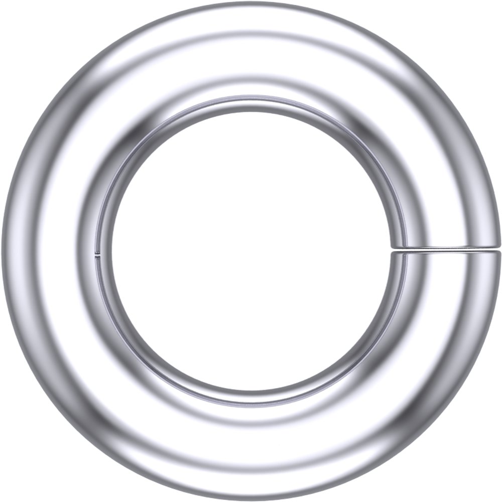 14K White 2 mm ID Round Jump Ring