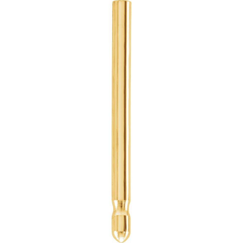 10K Yellow .03"x.37" Standard Friction Earring Post