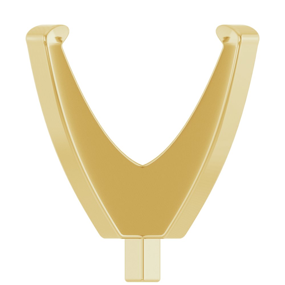 18K Yellow 11.0-11.4 mm Round 4-Prong Low Peg Setting