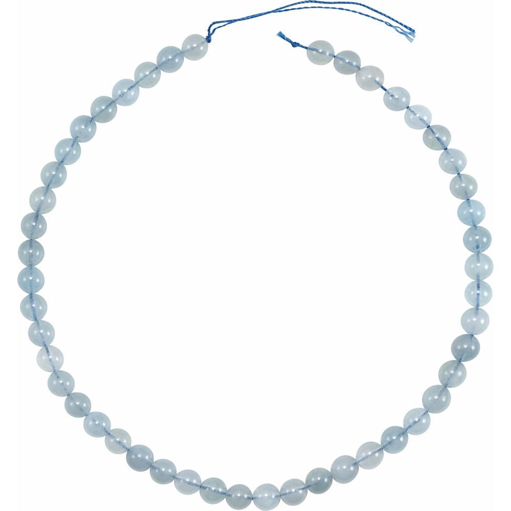natural aquamarine unfinished bead strand gemstone