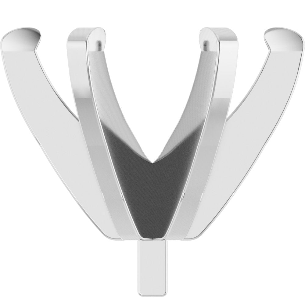 14K X1 White 7.8-8.6 mm Round 6-Prong Low Peg Setting