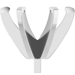 14K X1 White 7.8-8.6 mm Round 6-Prong Low Peg Setting