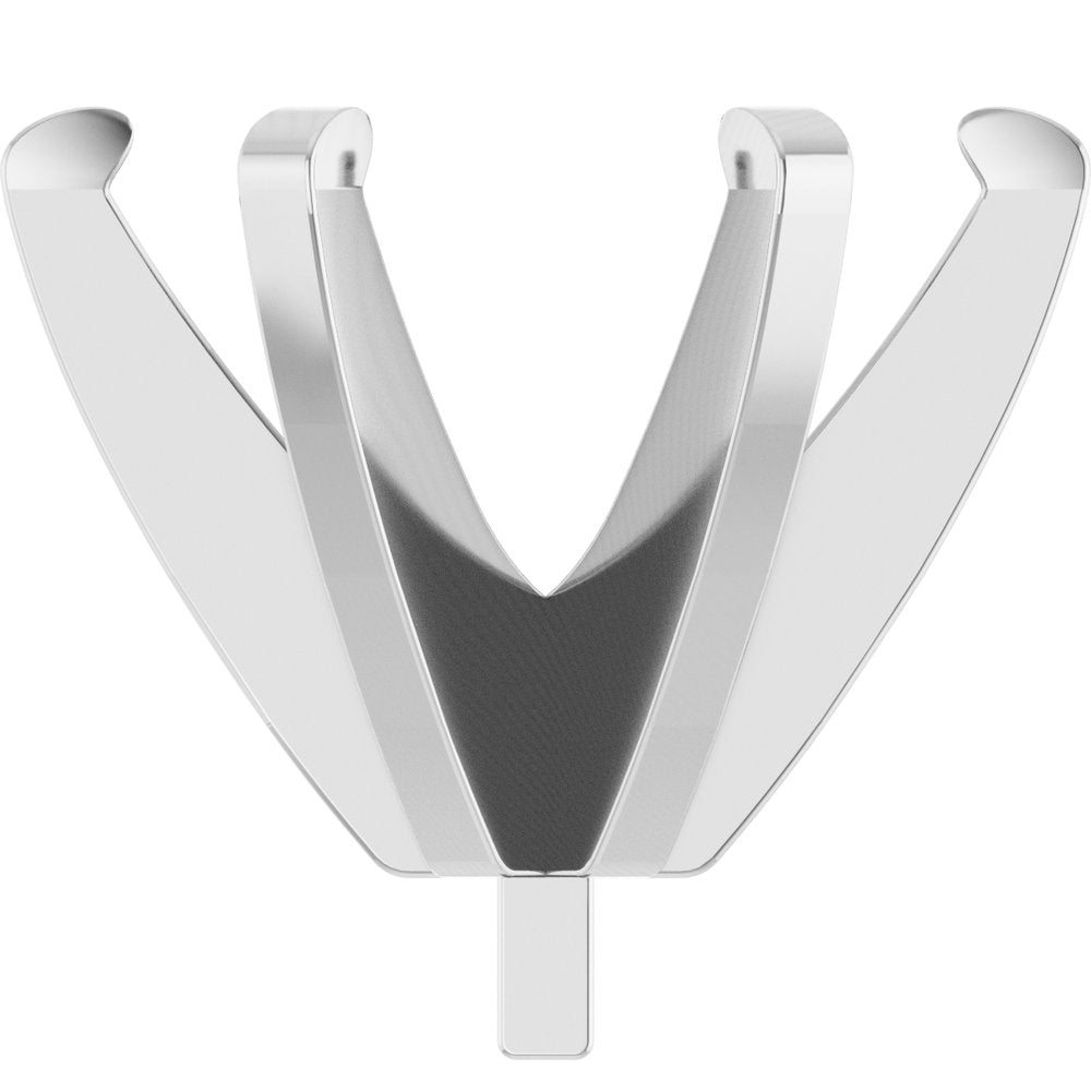 14K X1 White 8.8-9.7 mm Round 6-Prong Low Peg Setting