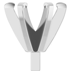 14K X1 White 4.2-4.9 mm Round 6-Prong Low Peg Setting