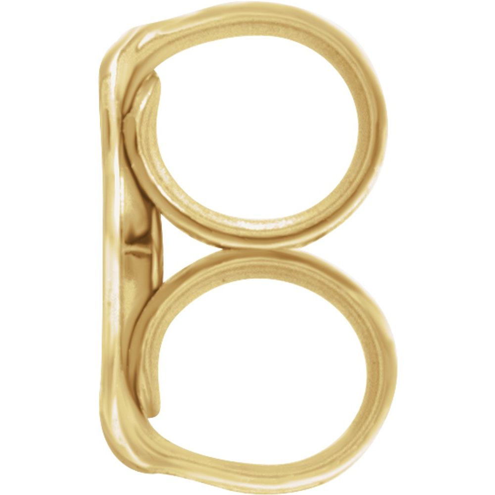 10K Yellow Lightweight Friction Earring Back