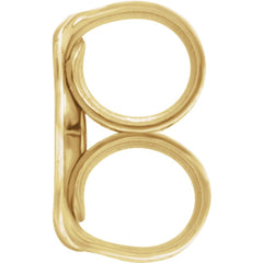 10K Yellow Lightweight Friction Earring Back