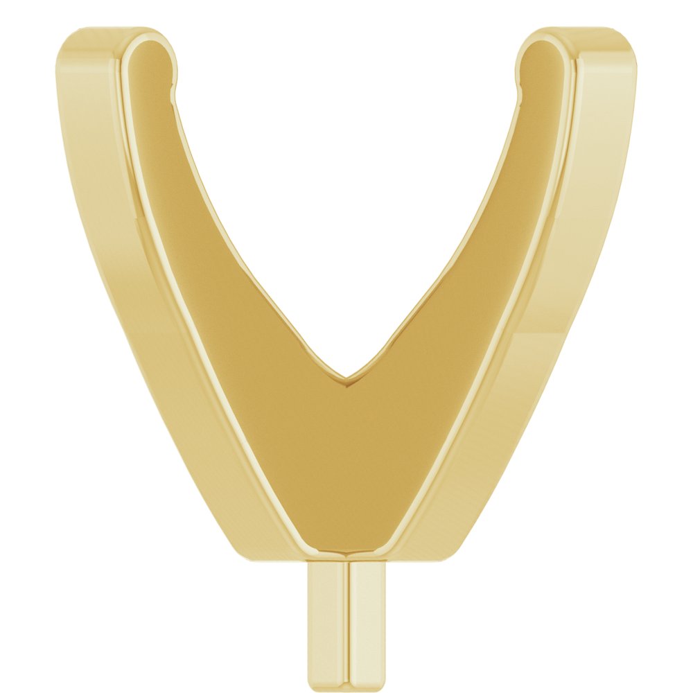 18K Yellow 8.6-9.1 mm Round 4-Prong Low Peg Setting