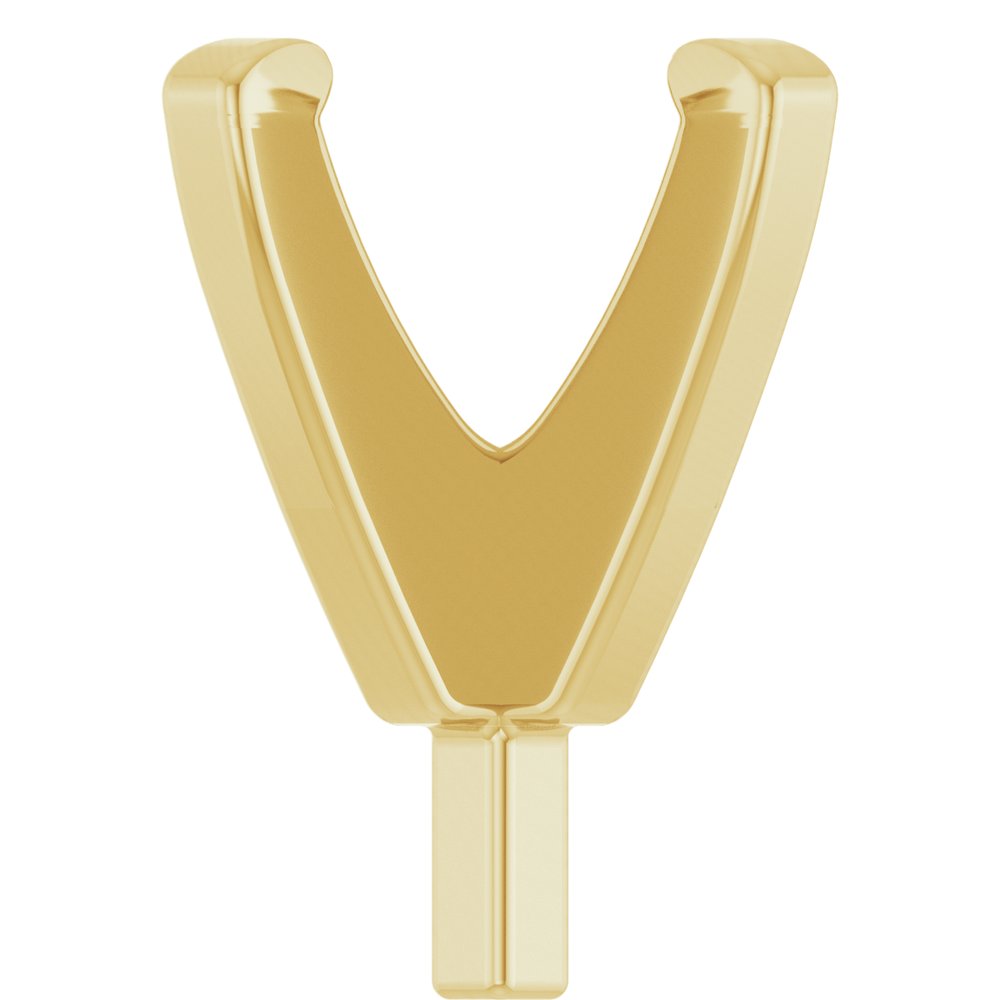 18K Yellow 4.2-4.9 mm Round 4-Prong Low Peg Setting