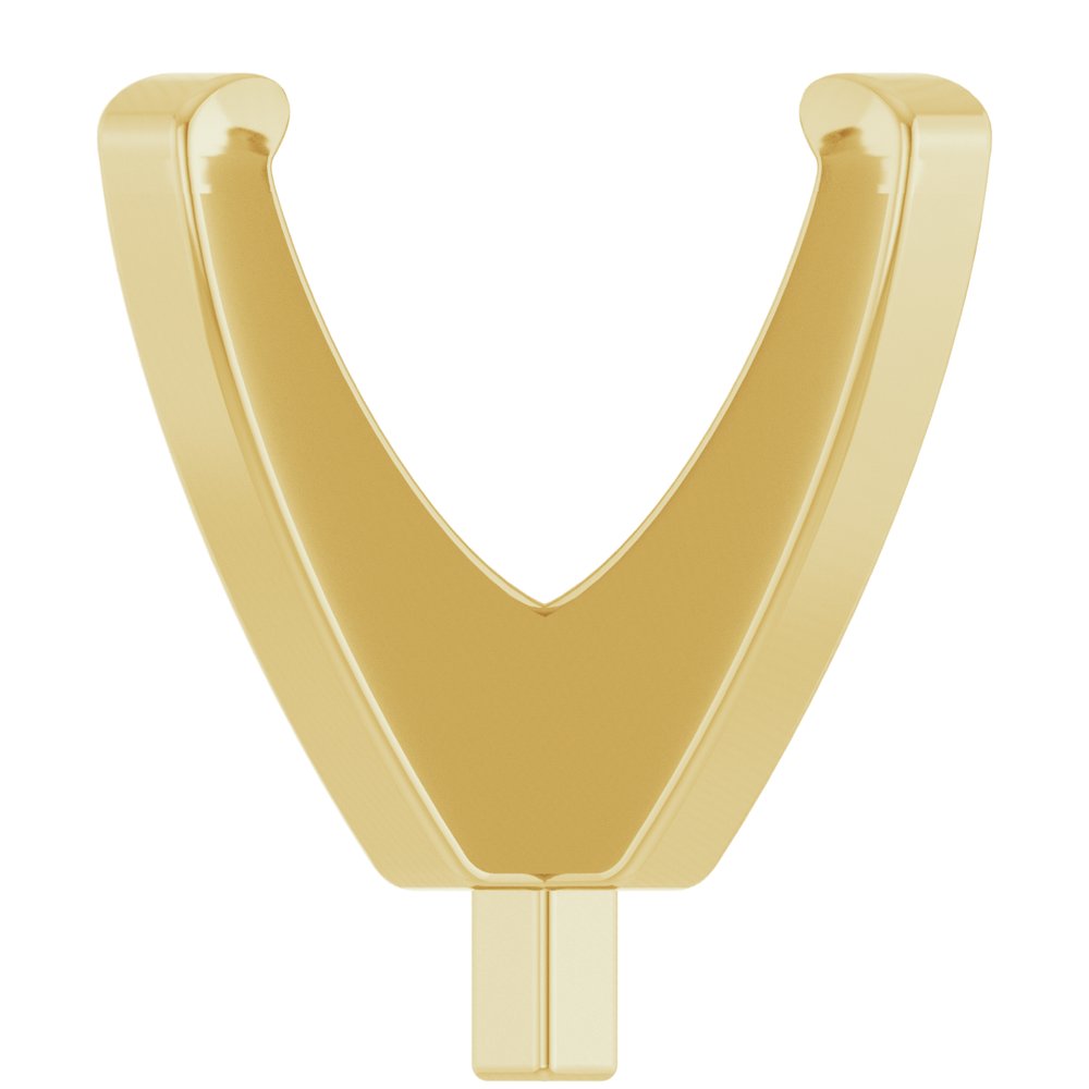 18K Yellow 7.8-8.6 mm Round 4-Prong Low Peg Setting