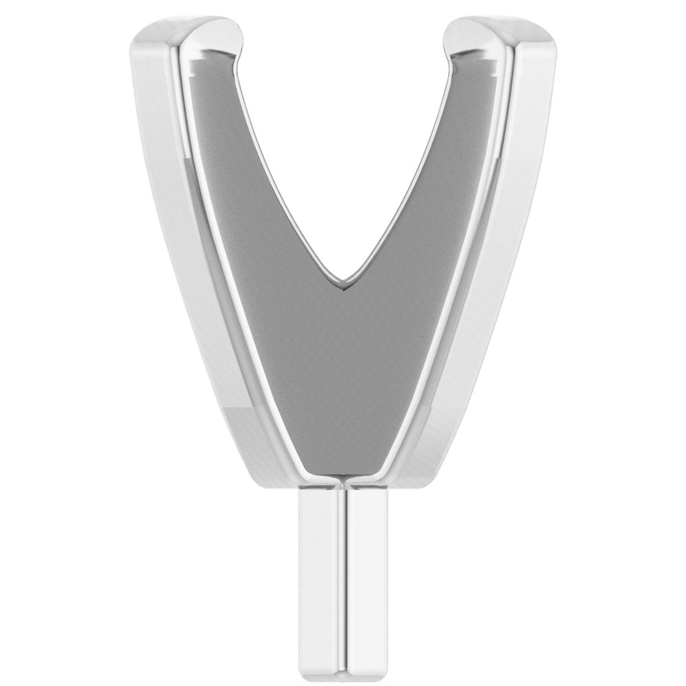 14K White 3.5-3.9 mm Round 4-Prong Low Peg Setting