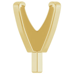 18K Yellow 4.0-4.1 mm Round 4-Prong Low Peg Setting