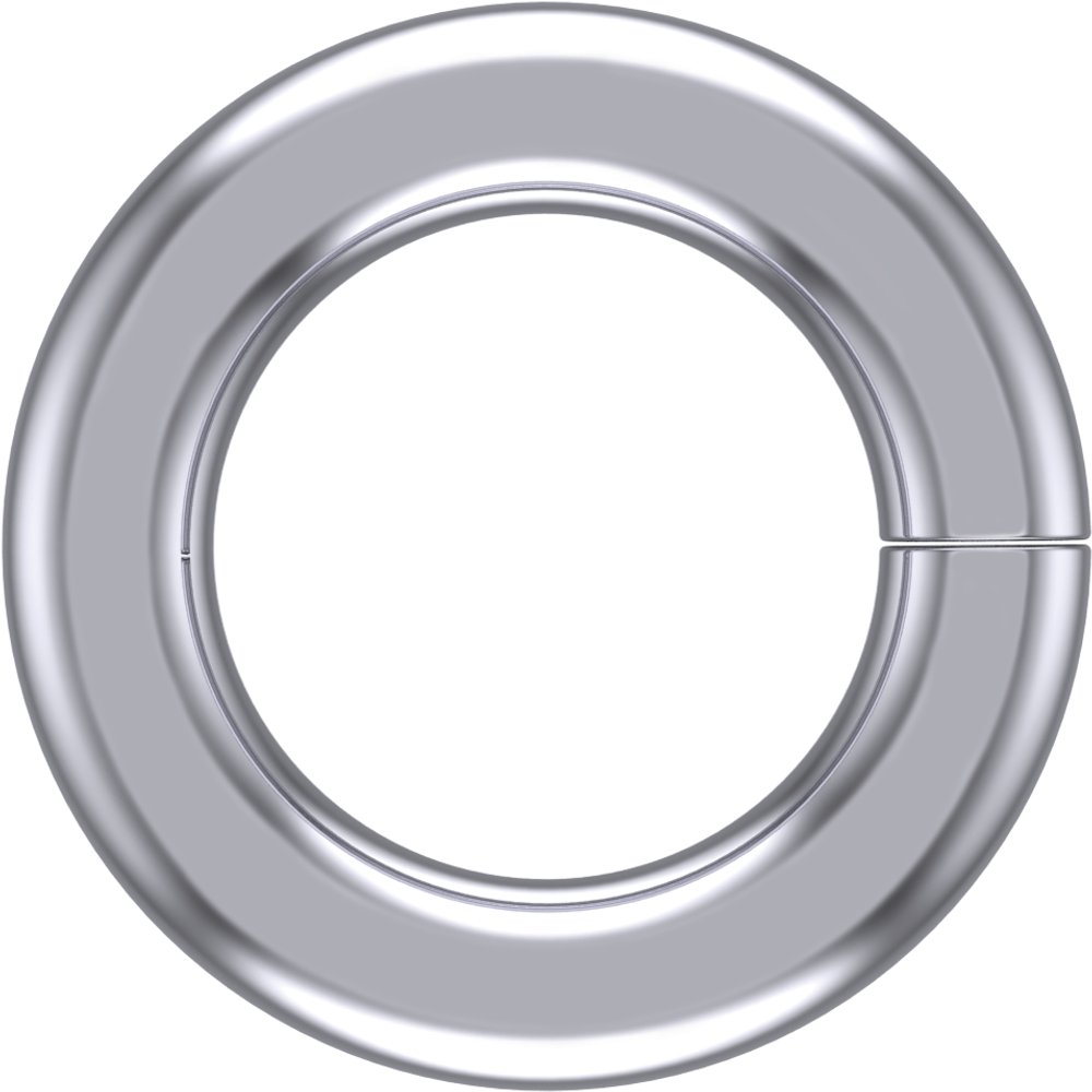 10K White 2.5 mm ID Round Jump Ring