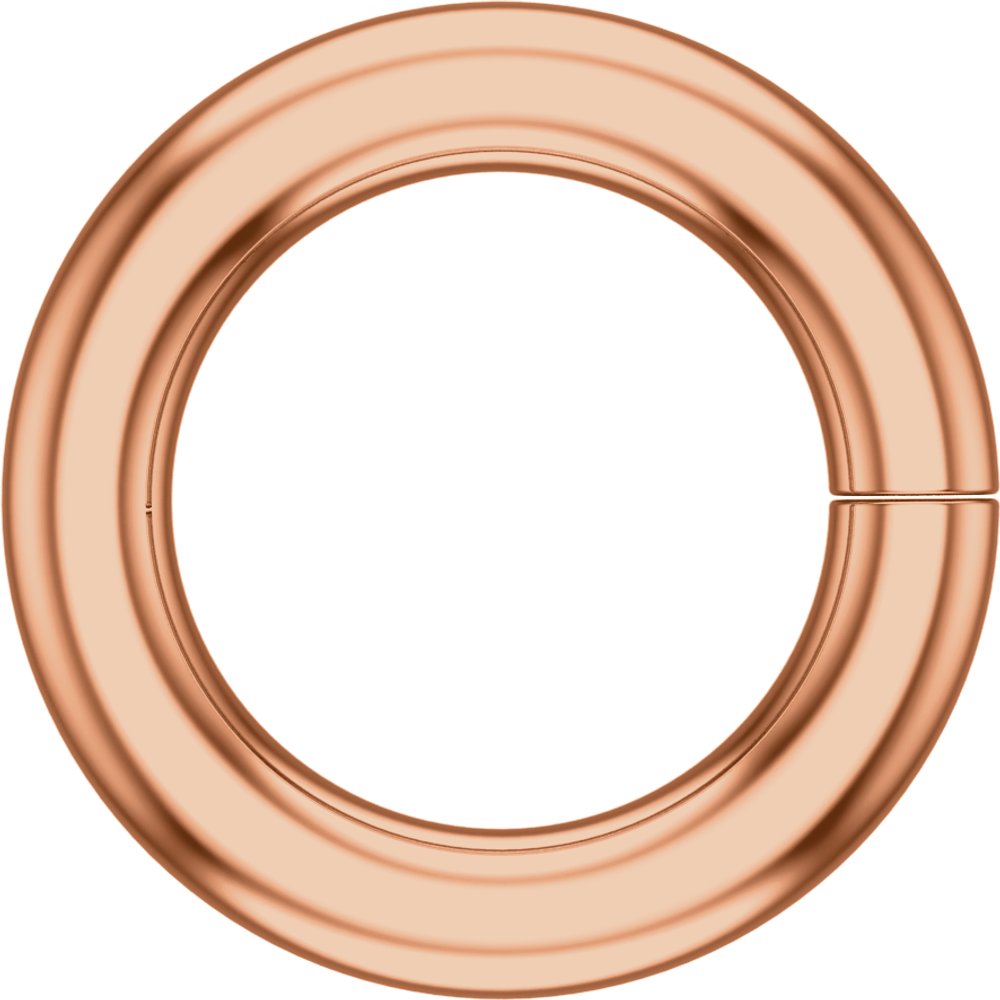 14K Rose 2.5 mm ID Round Jump Ring