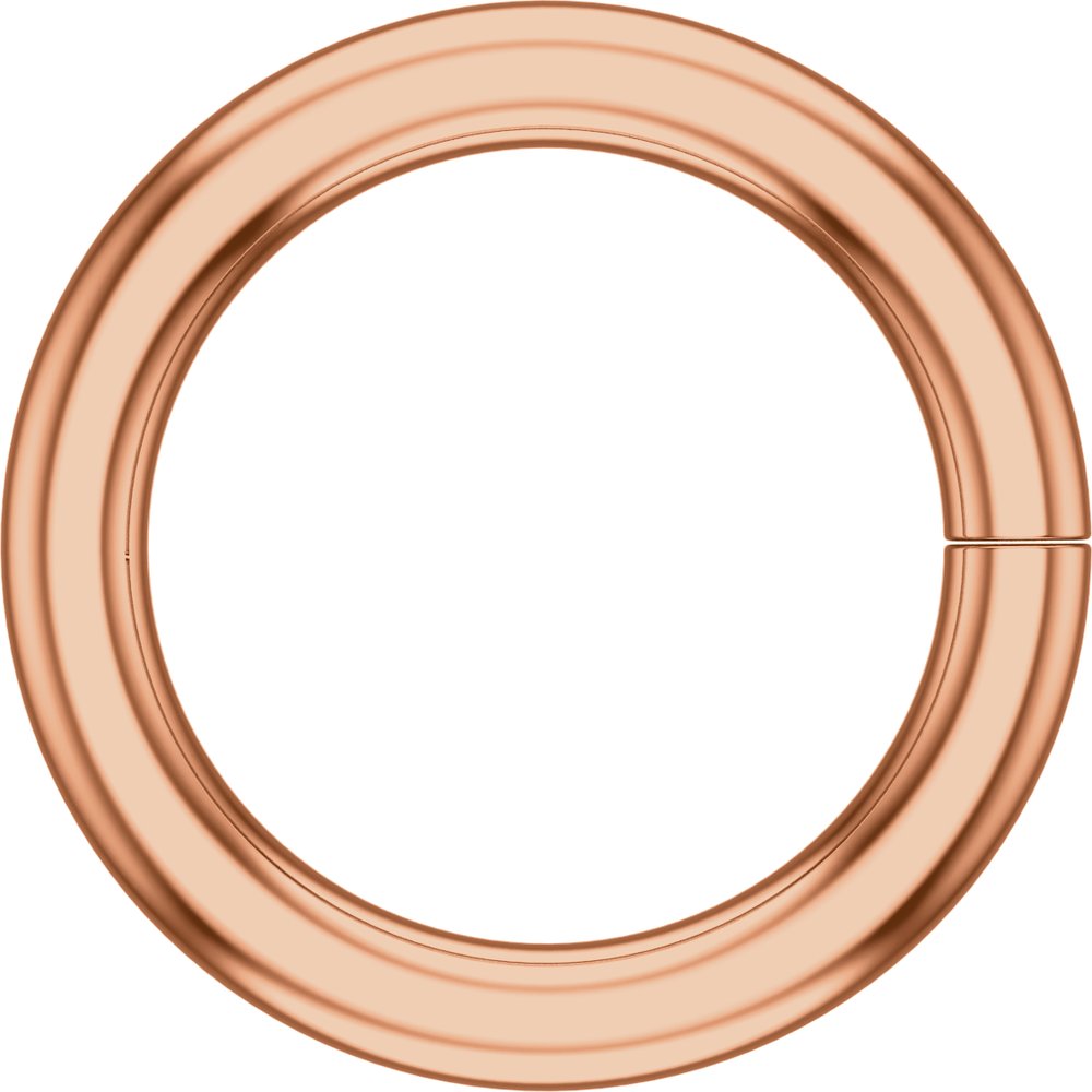 14K Rose 3.5 mm ID Round Jump Ring