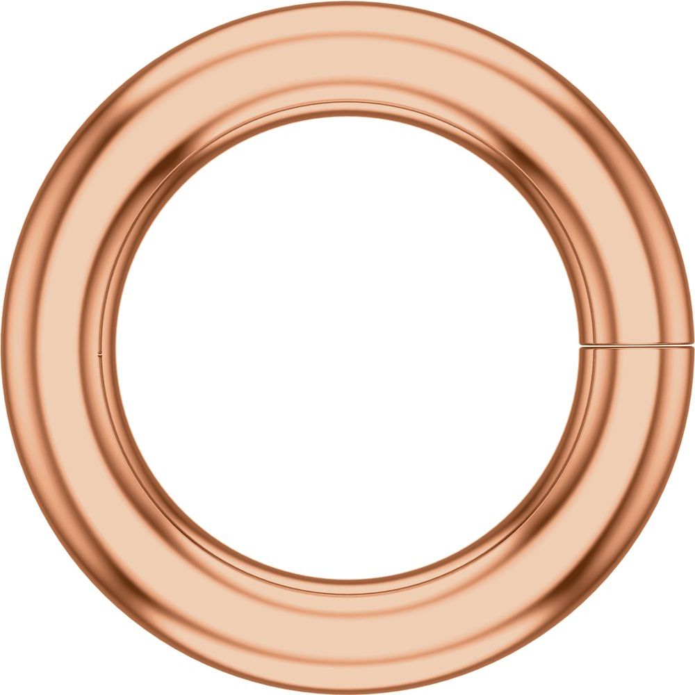 14K Rose 4 mm ID Round Jump Ring