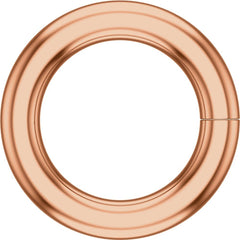 14K Rose 4 mm ID Round Jump Ring