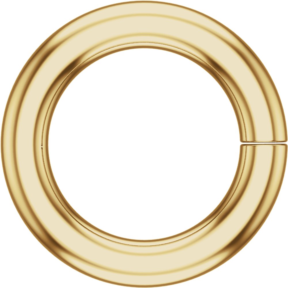 10K Yellow 2 mm ID Round Jump Ring