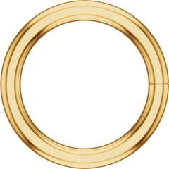 10K Yellow 4 mm ID Round Jump Ring