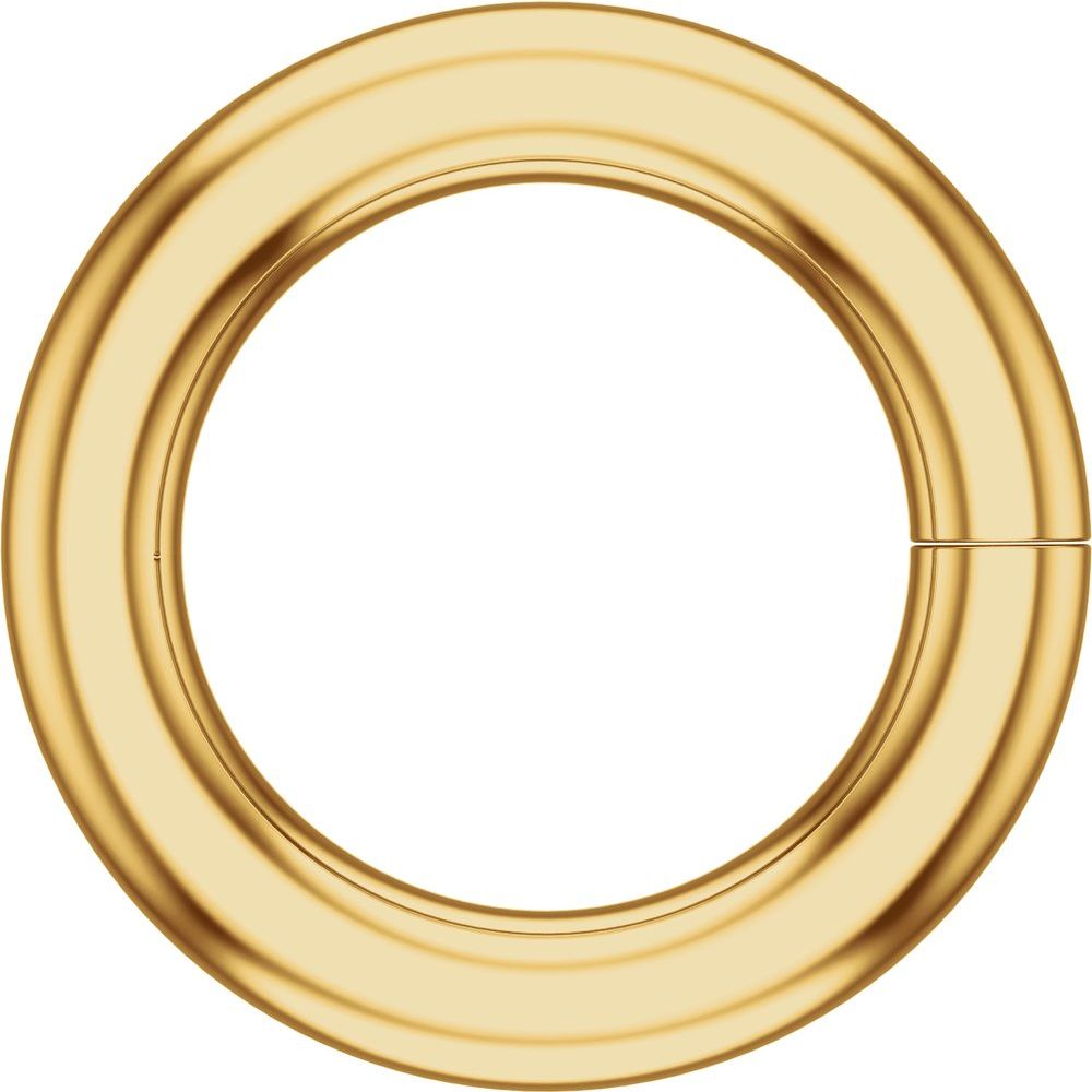 10K Yellow 4 mm ID Round Jump Ring