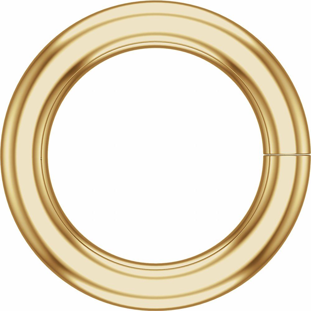 10K Yellow 4.5 mm ID Round Jump Ring