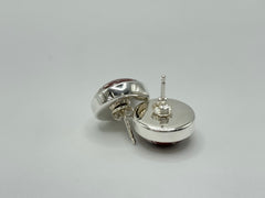 Jay King Sterling Silver Breccia Tein Jasper Stud Earrings.