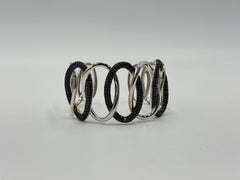 HSN Sterling Silver Spinel Loop Bracelet, 6"