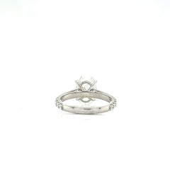 14KW 3.50cttw Lab-Grown Diamond Oval Ring - 3.00ct F/VS1 IGI Certified