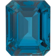 Emerald Natural London Blue Topaz Gemstone