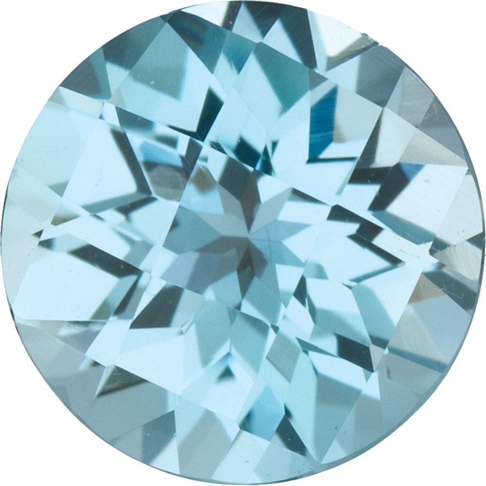 Round Natural Sky Blue Topaz Gemstone