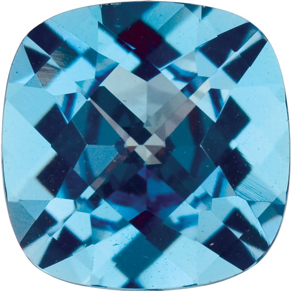 Cushion Natural Swiss Blue Topaz Gemstone