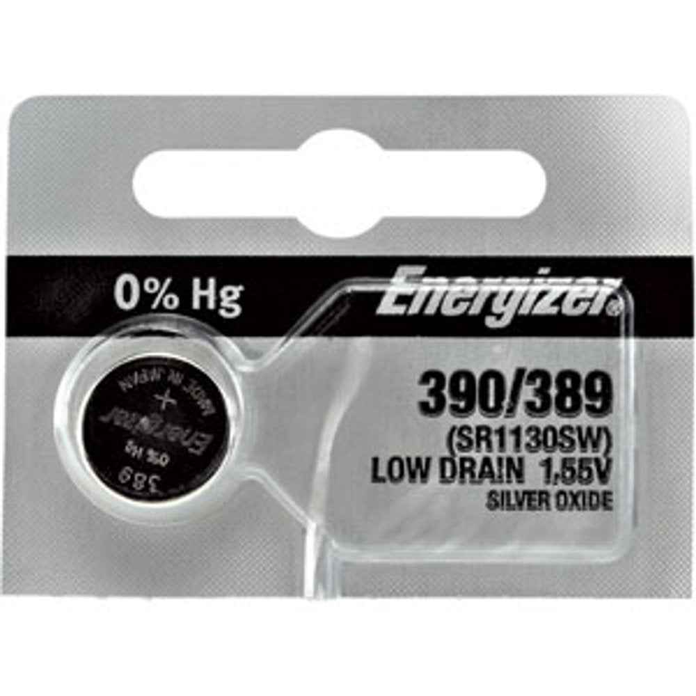 Energizer® 0% Mercury Silver Oxide Watch Battery – Long-Lasting, Low Self-Discharge, Up to 10 Years, Multiple Models Available