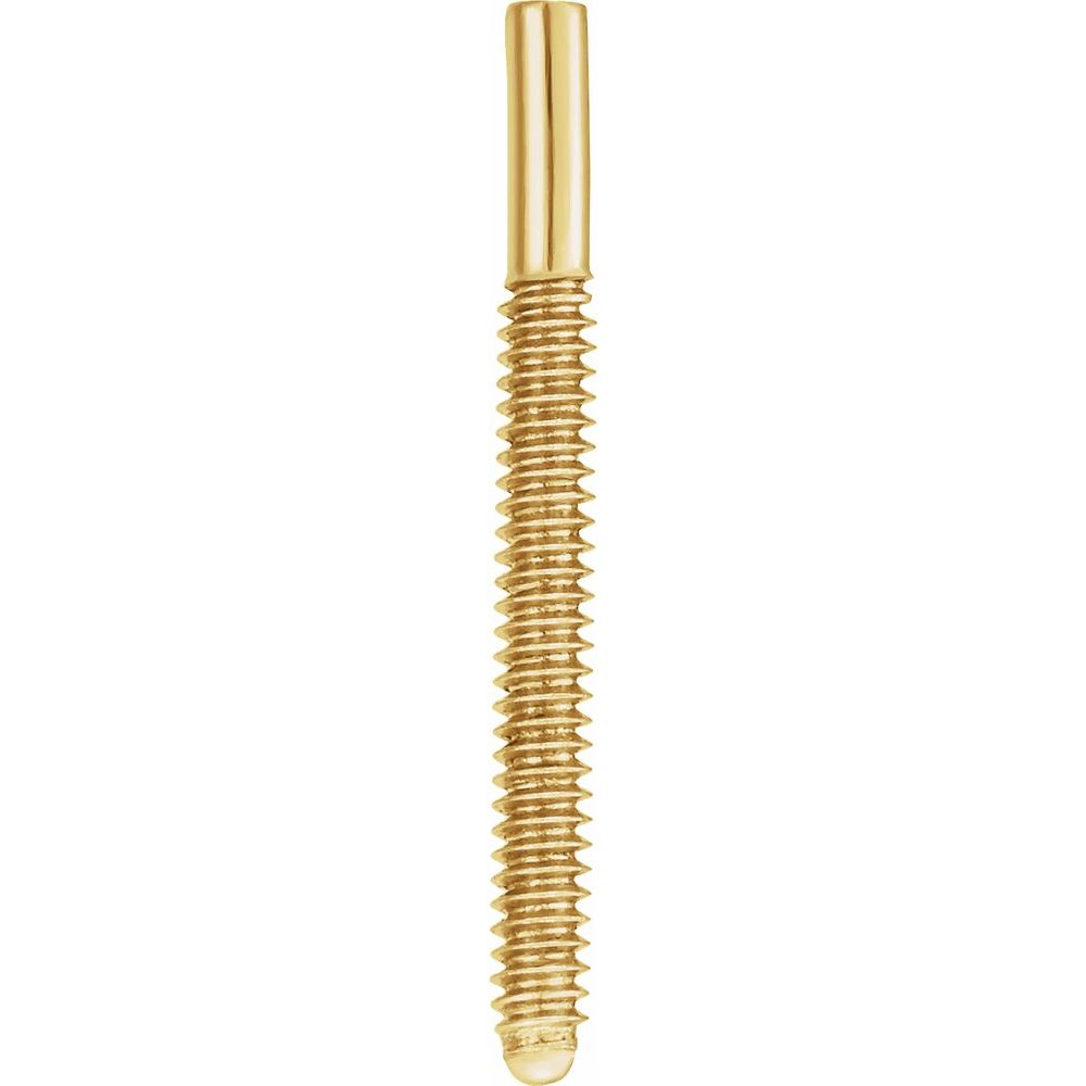 10K Yellow .032"x.375" Threaded Post