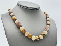 Jay King Sterling Silver Jasper & Opal Beaded Necklace 18” | Artisan Southwestern Design