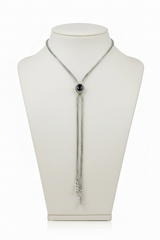 Bali RoManse Sterling Silver Round Spinel Adjustable Necklace