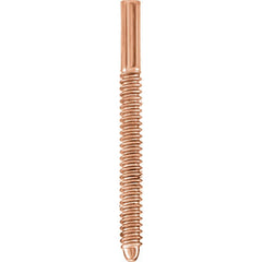 10K Rose .039x.444" Bullet Nose Threaded Earring Post