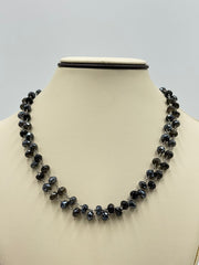 Rarities Sterling Silver Dark Mooonstone Beaded Necklace, 36"
