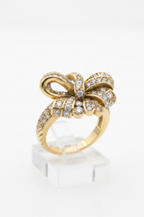 Heidi Daus "Ravishing Ribbon" Clear Crystal Ring, Size 11