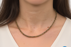 Colleen Lopez Sterling Silver Brown Tanzanite Beaded Necklace, 18"